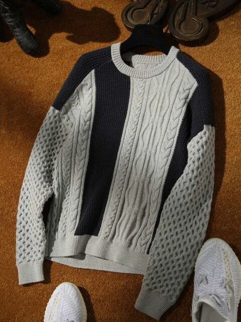 AH10378   Fashion Men's Sweaters 2019 Runway Luxury famous Brand European Design party style Men's Clothing