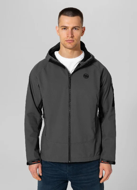 Men's hooded Softshell jacket Airfield