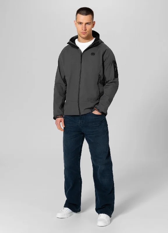 Men's hooded Softshell jacket Airfield