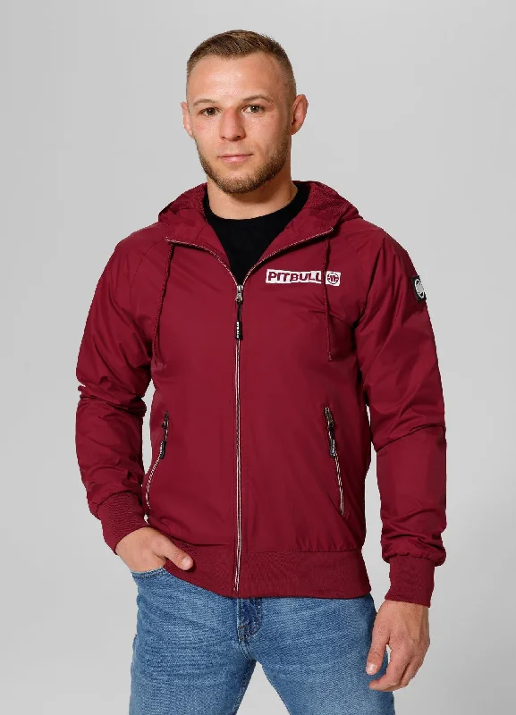 Men's transitional hooded jacket Athletic Logo