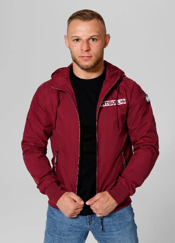 Men's transitional hooded jacket Athletic Logo