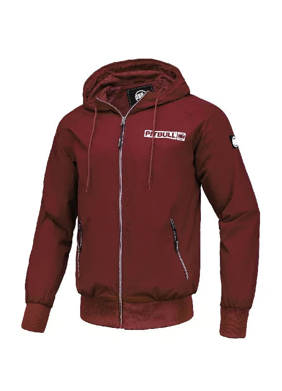 Men's transitional hooded jacket Athletic Logo