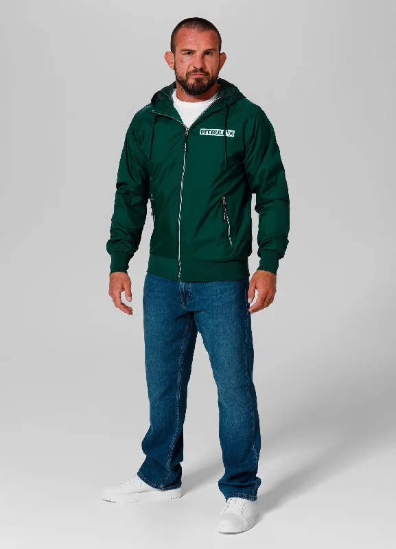 Men's transitional hooded jacket Athletic Logo