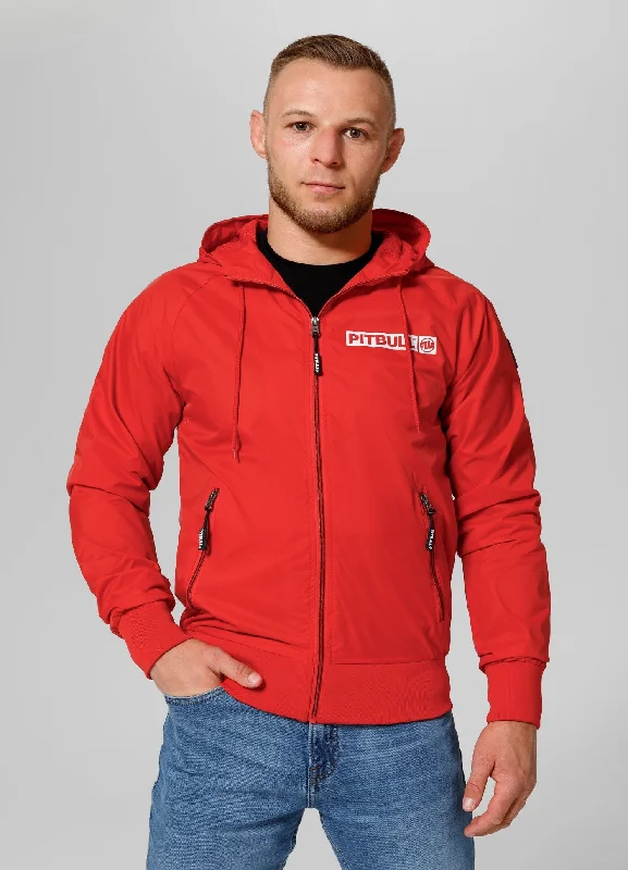 Men's transitional hooded jacket Athletic Logo