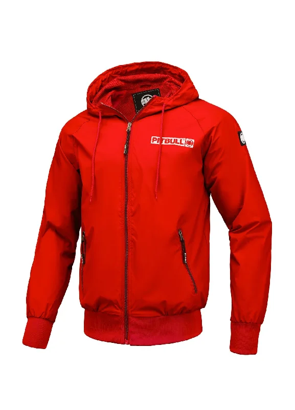 Men's transitional hooded jacket Athletic Logo