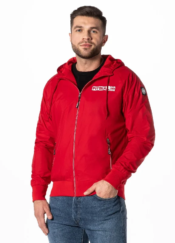 Men's transitional hooded jacket Athletic Logo