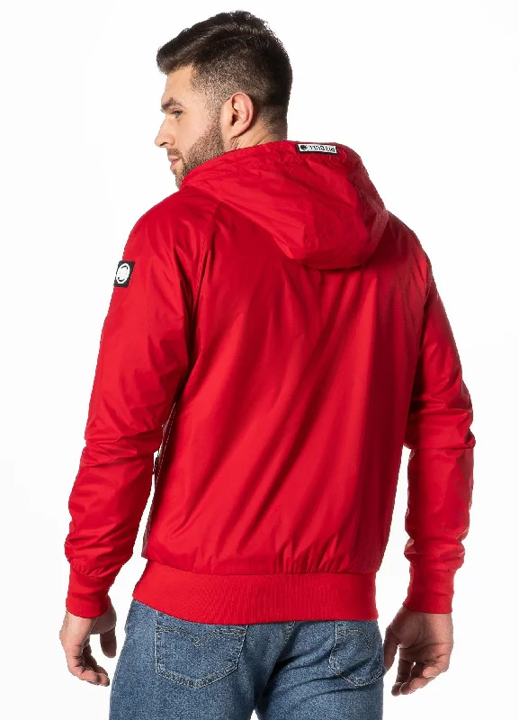 Men's transitional hooded jacket Athletic Logo