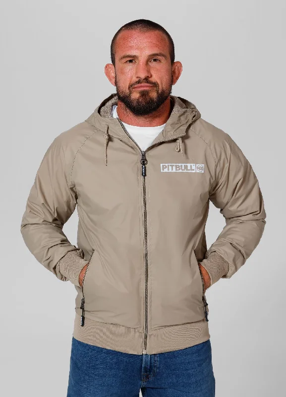 Men's transitional hooded jacket Athletic Logo