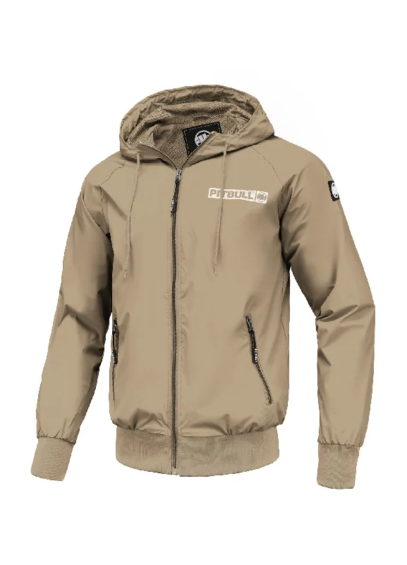 Men's transitional hooded jacket Athletic Logo