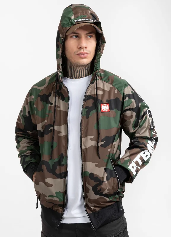 Transitional hooded jacket Athletic Sleeve