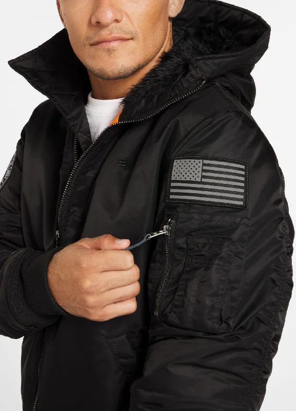 Men's winter hooded jacket Encino