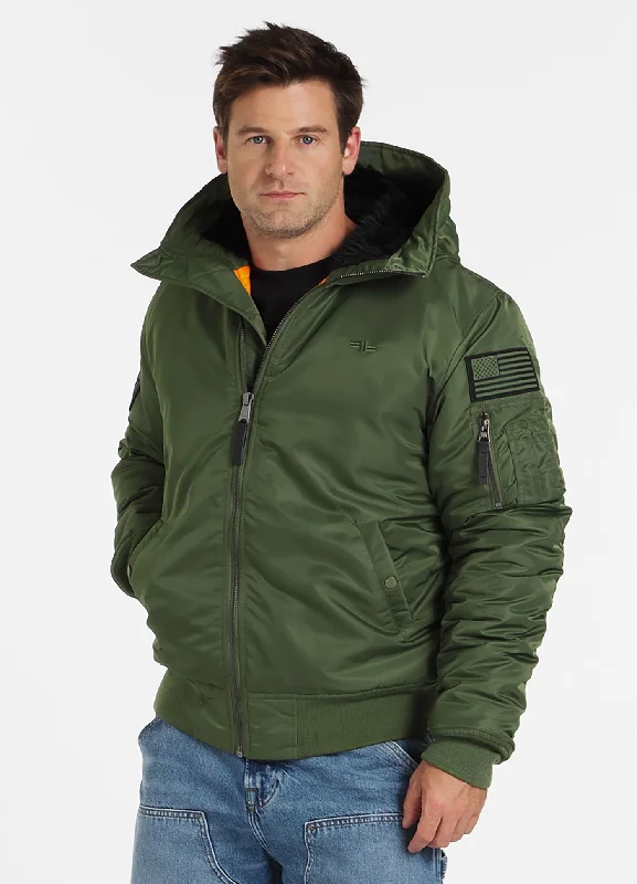 Men's winter hooded jacket Encino