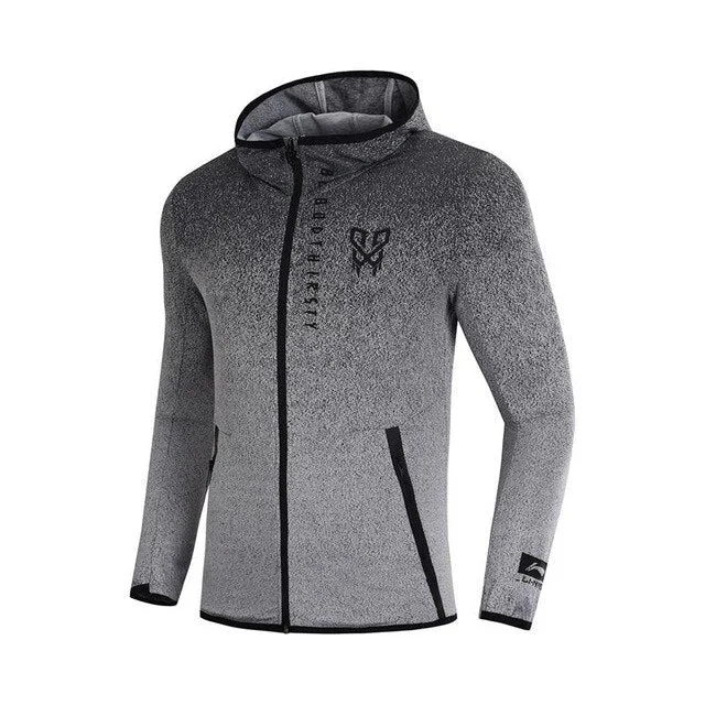 Li-Ning Men CBA Basketball Series Sweater Hoodie Regular Fit Gradient Color LiNing Comfort Sports Coat AWDN343 CJAS18