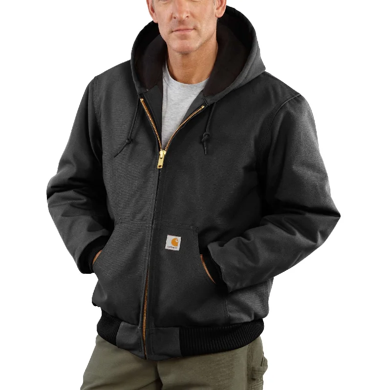 Loose Fit Firm Duck Insulated Flannel-Lined Active Jac