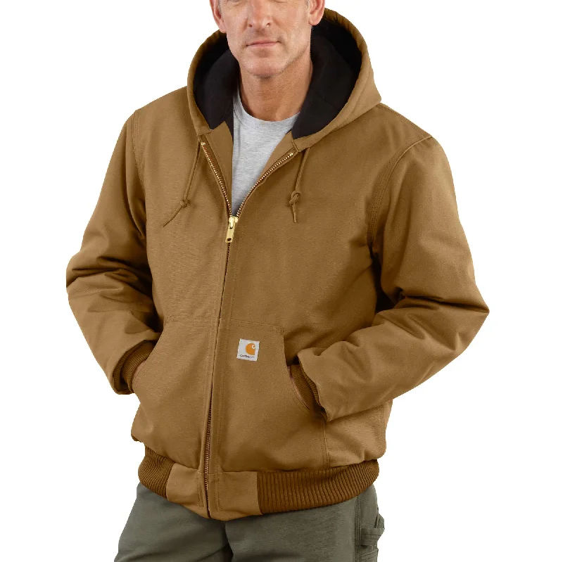 Loose Fit Firm Duck Insulated Flannel-Lined Active Jac