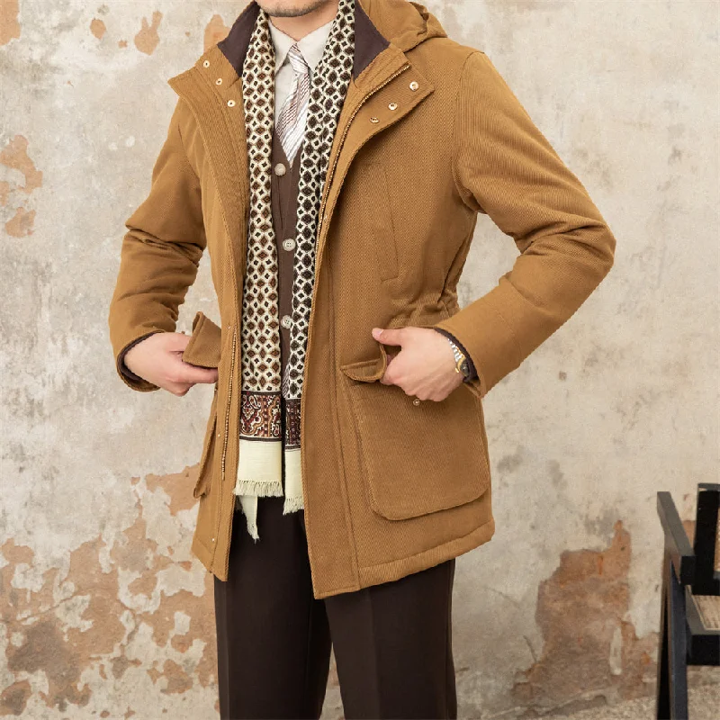 Modena Wool Blend Padded Car Coat