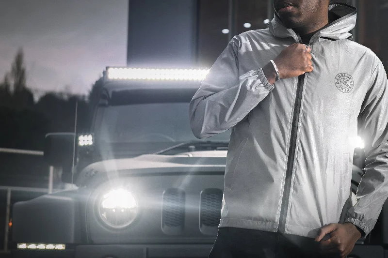 Grey Men's Reflective Jacket