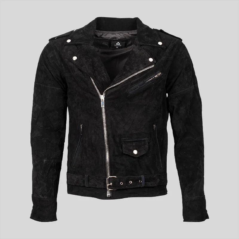 Biker Suede Black