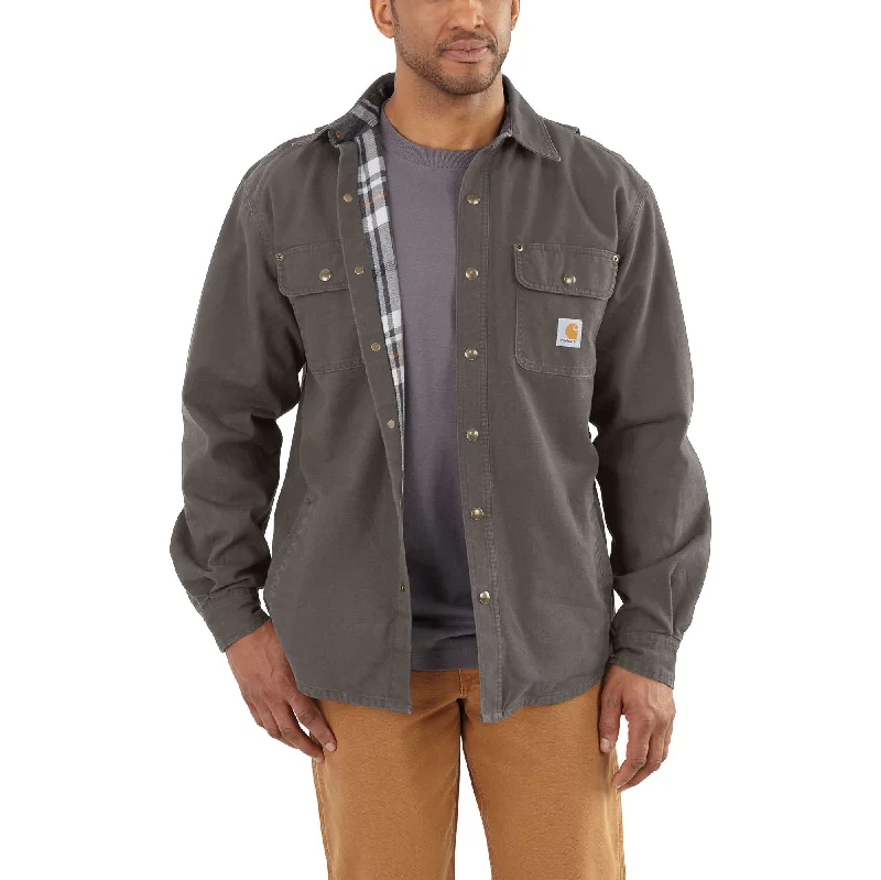 Weathered Canvas Shirt Jac