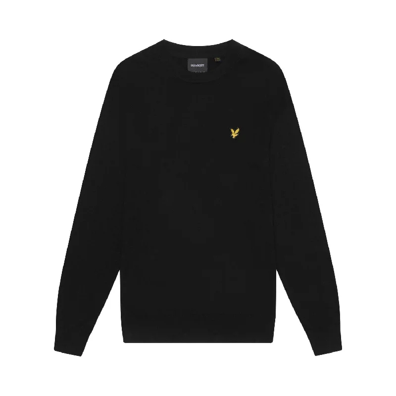 Lyle & Scott Mens Cotton Merino Crew Neck Jumper