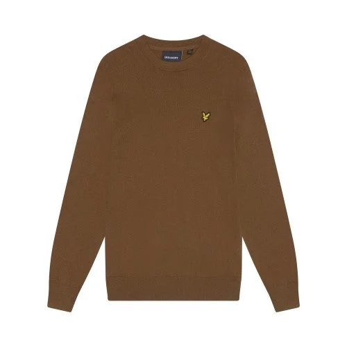 Lyle & Scott Mens Cotton Merino Crew Neck Jumper