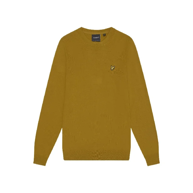 Lyle & Scott Mens Cotton Merino Crew Neck Jumper