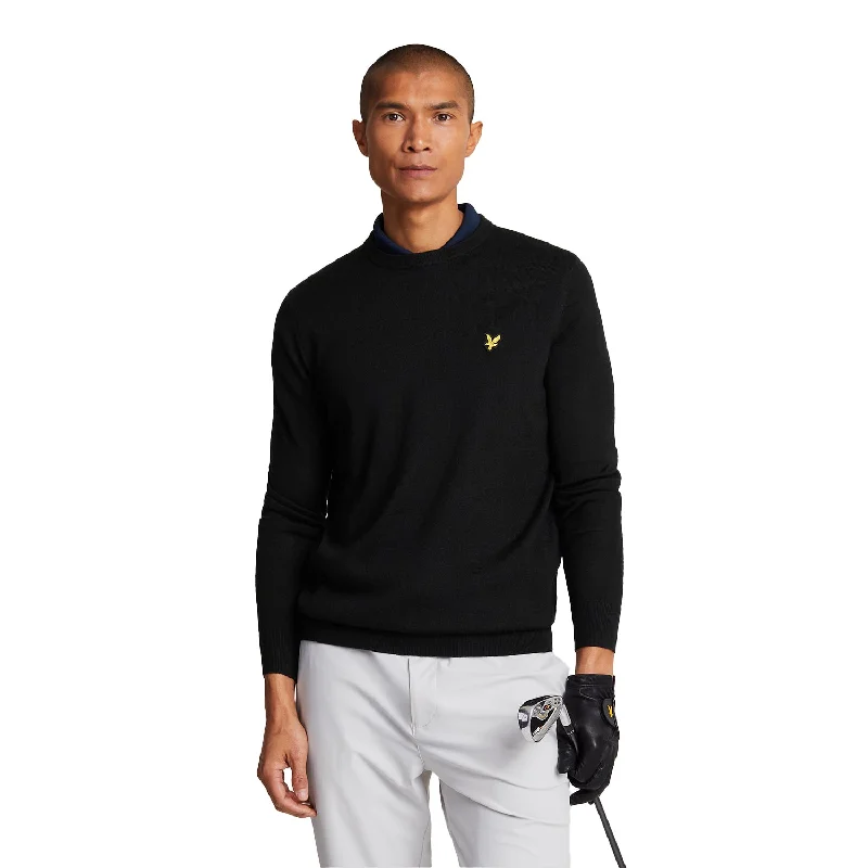 Lyle & Scott Mens Crew Neck Golf Jumper