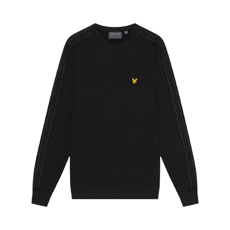 Lyle & Scott Mens Tape Crew Neck Sports Sweatshirt