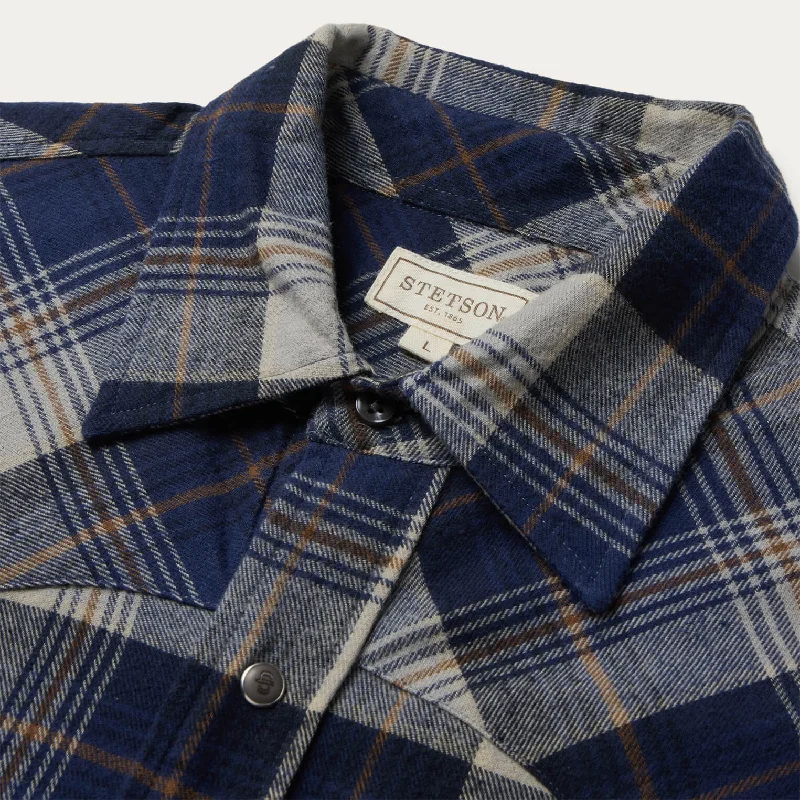 Brushed Flannel Western Shirt