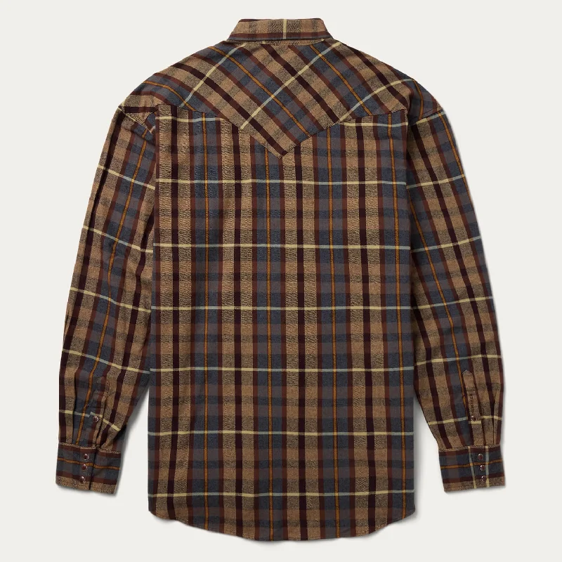 Brushed Flannel Western Shirt