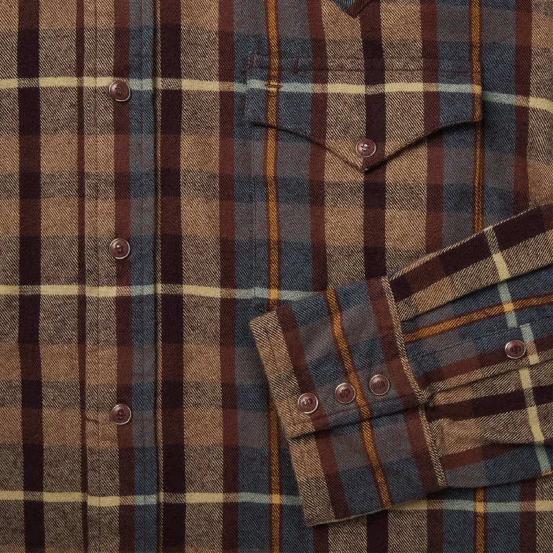 Brushed Flannel Western Shirt