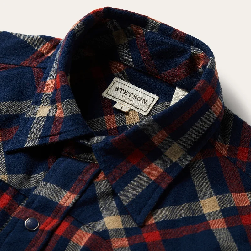 Brushed Twill Plaid Shirt