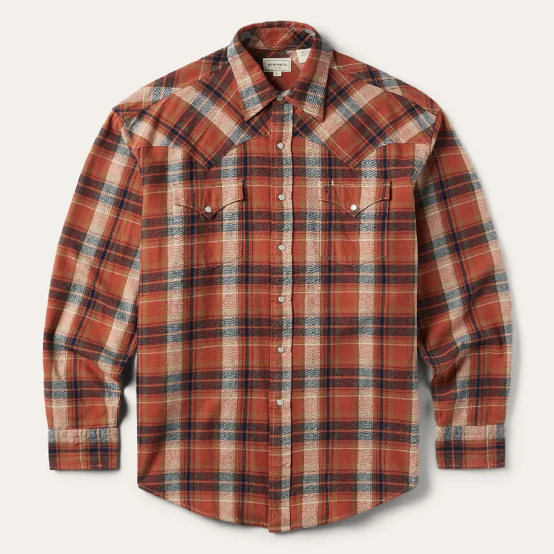 Brushed Twill Plaid Shirt