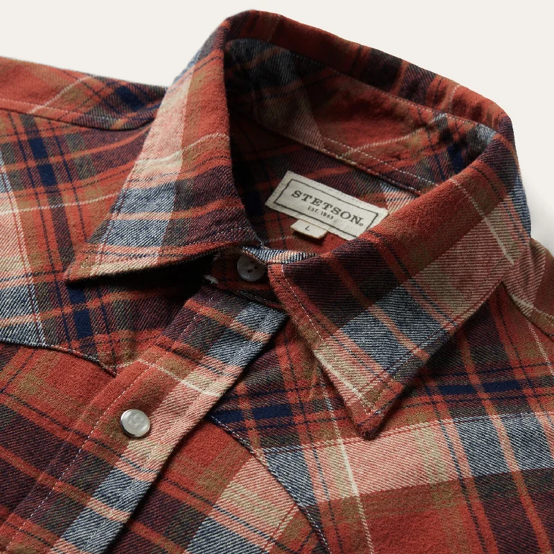 Brushed Twill Plaid Shirt