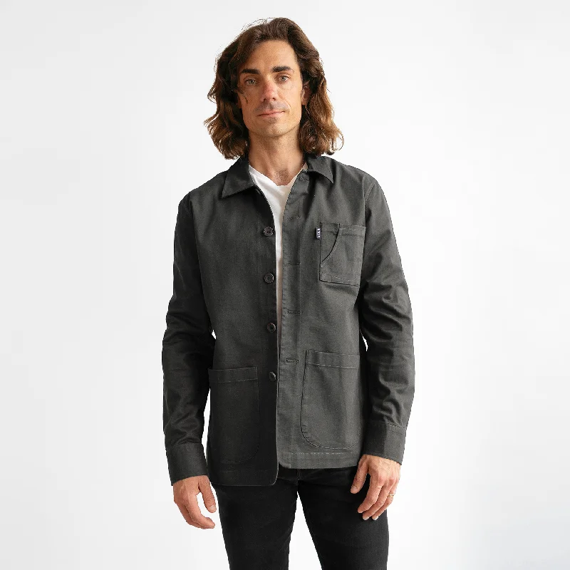 Men's Charcoal Stretch Chore Coat