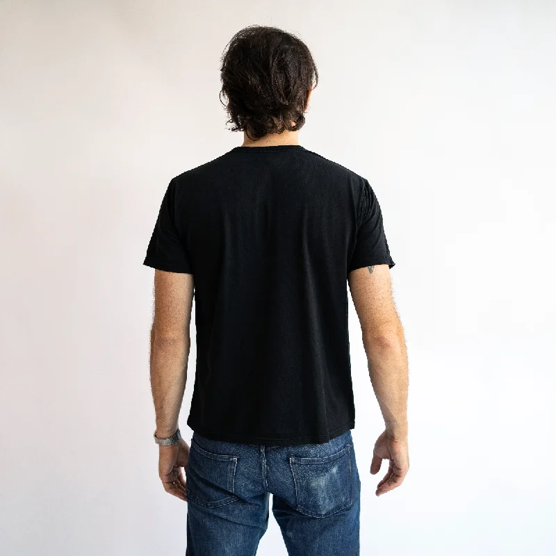 Classic Black Pocket Tee