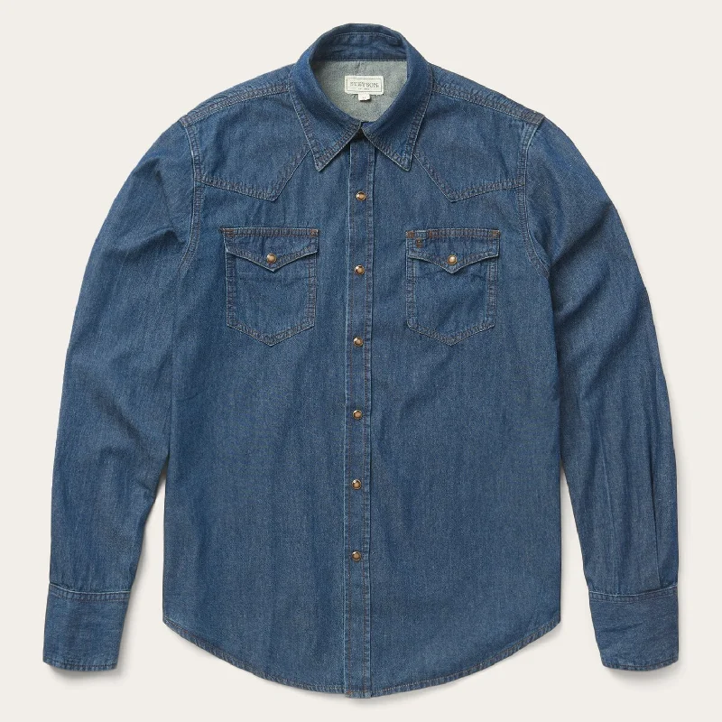 Modern Denim Western Shirt