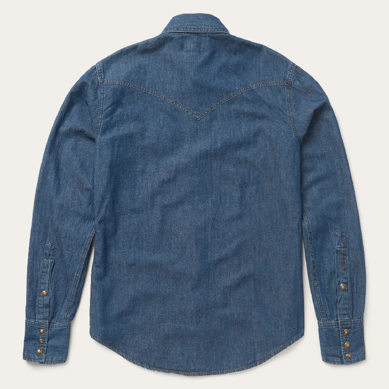 Modern Denim Western Shirt