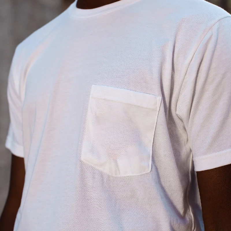 Classic White Pocket Tee