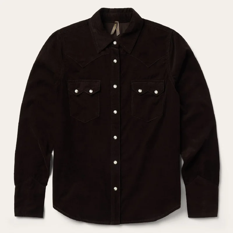 Corduroy Denim Western Shirt