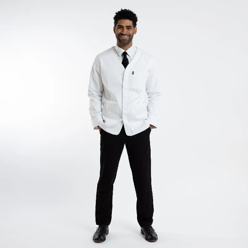 Men's White Bartender Jacket