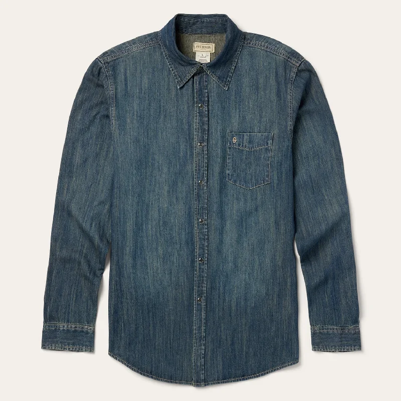 Dark Denim Western Shirt