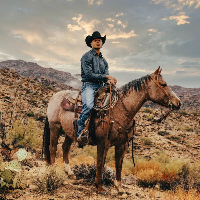 Dark Denim Western Shirt