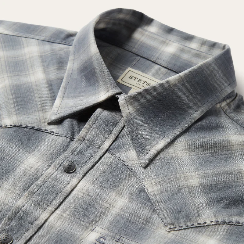 Dobby Twill Plaid Shirt