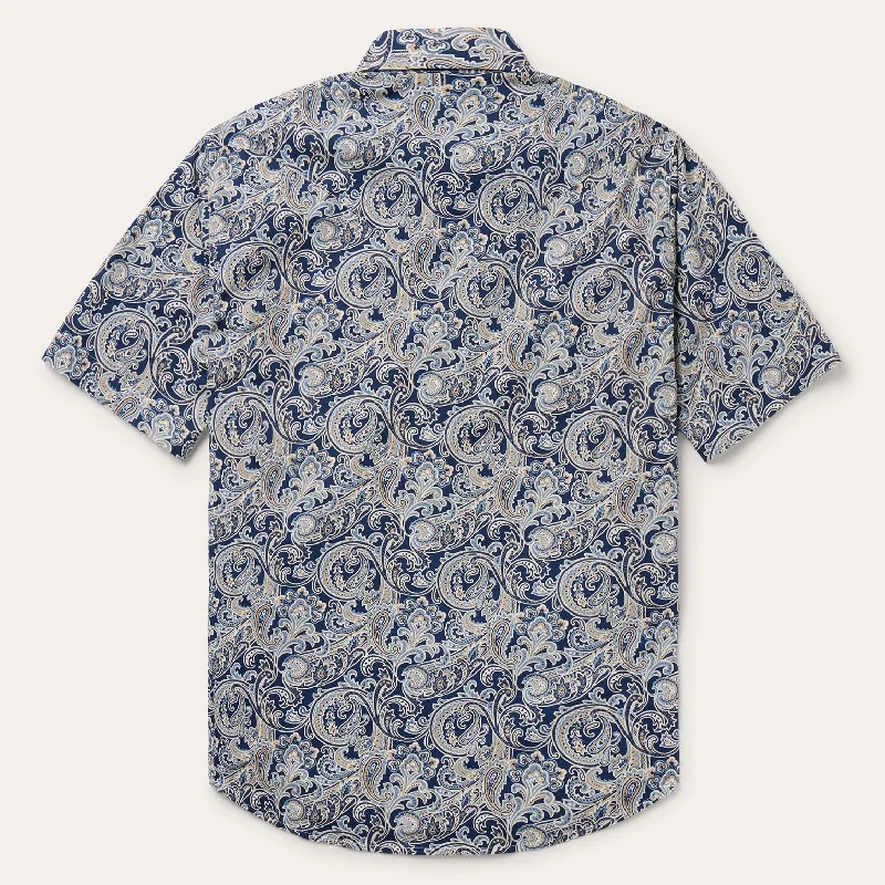 Greenspring Paisley Short Sleeve Western Shirt