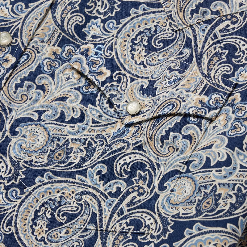 Greenspring Paisley Short Sleeve Western Shirt