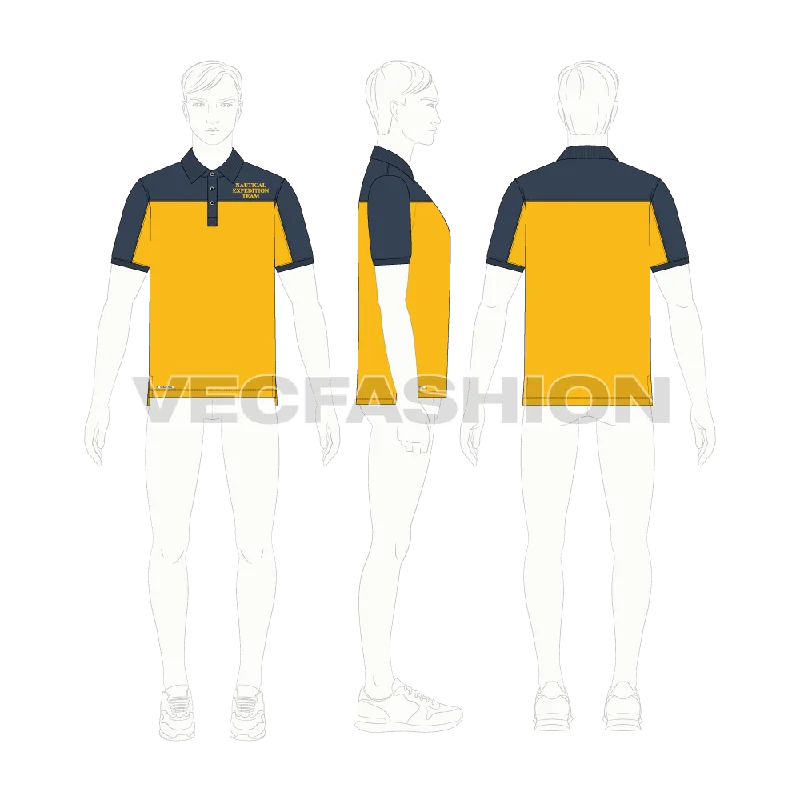 Download Mens Classic Polo Shirt Vector Sketch