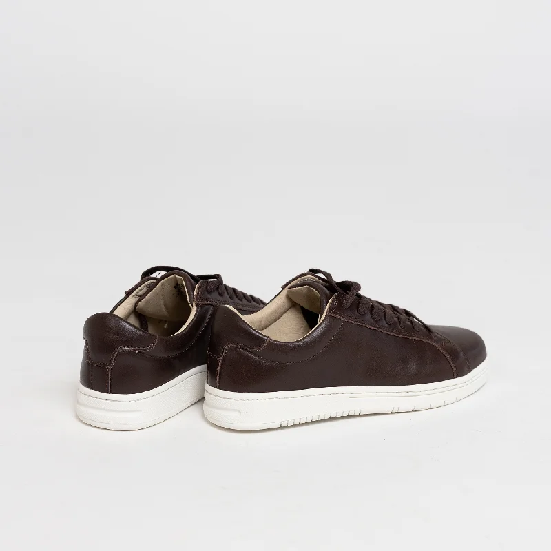 Men's Brown Leather Dress Sneaker