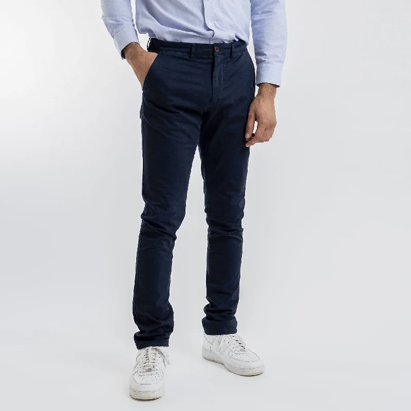 Men's Navy Stretch Service Chino