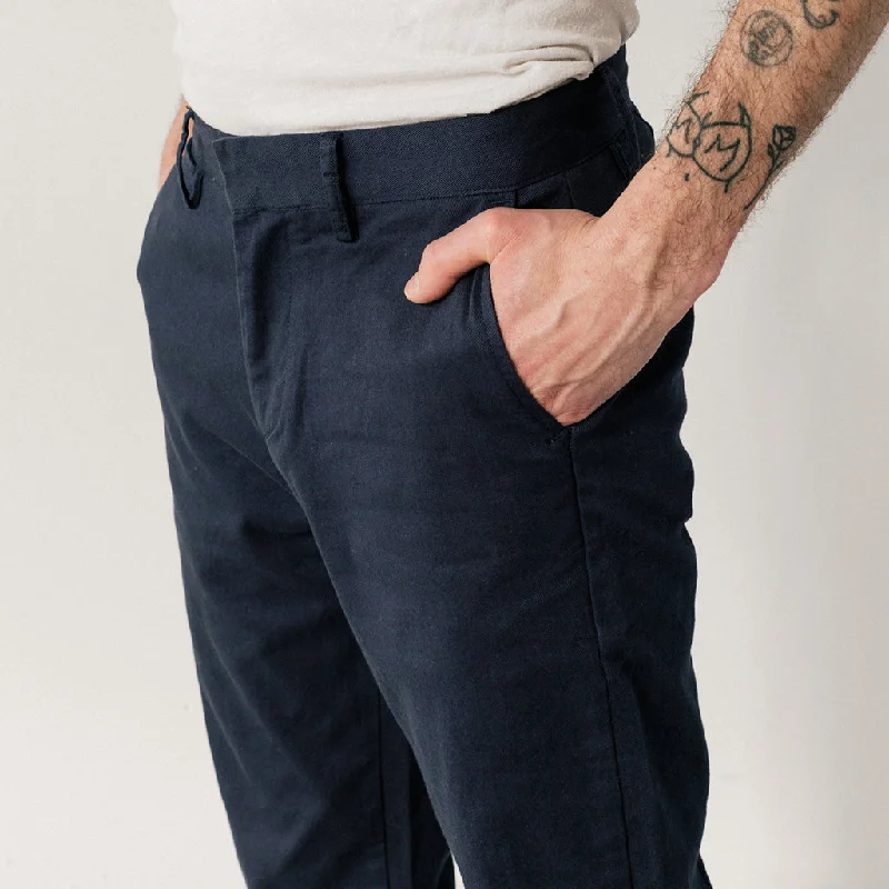 Men's Navy Stretch Service Chino